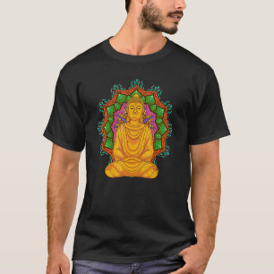 Meditations-Mandala Zen Buddhistischer Spirituelle T-Shirt
