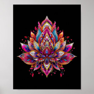 Meditations-Mandalas - Yoga-Mandala Poster