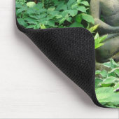 Meditations-meditierender friedlicher Garten Mousepad (Ecke)