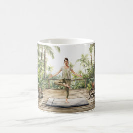 Meditations-Yoga-Position Serenität Kaffeetasse