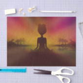 Meditations-Yoga-Seidenpapier Seidenpapier (Handwerk)