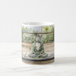 Meditations-Yoga-Serenität-Buddha Kaffeetasse