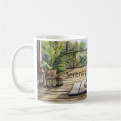 Meditations-Yoga-Serenität-Buddha Kaffeetasse (Links)