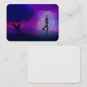 Meditations-Yoga-Visitenkarte Visitenkarte (Vorne/Hinten)