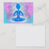 Meditations-Yoga-Visitenkarte Visitenkarte (Vorne/Hinten)