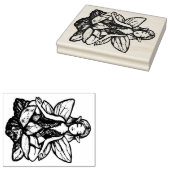 Meditationsaffe Gummistempel (Stempel)