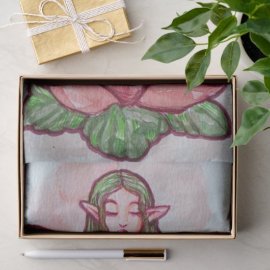 Meditationsaffe Seidenpapier (Geschenk)