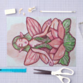 Meditationsaffe Seidenpapier (Handwerk)