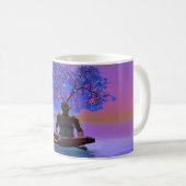 Meditationsbaum Kaffeetasse (VorderseiteRechts)
