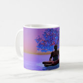 Meditationsbaum Kaffeetasse (Vorderseite Links)