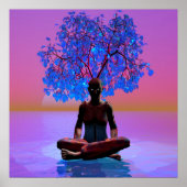 Meditationsbaum Poster (Vorne)
