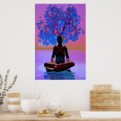 Meditationsbaum Poster (Küche)