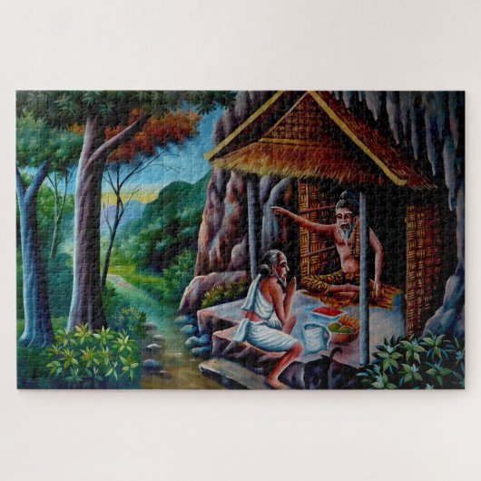 Meditationsbuddha-Puzzle Puzzle (Horizontal)