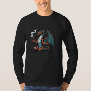 Meditationsdrache Yoga-Pose Entspannende Tiere T-Shirt