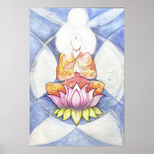 Meditationsdruck Poster (Vorne)