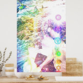 Meditationsdruck, Werteplakatpapier (Matte) Poster (Küche)