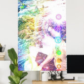 Meditationsdruck, Werteplakatpapier (Matte) Poster (Heimbüro)