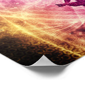 Meditationsgesetz Attraction Chakra Poster (Ecke)