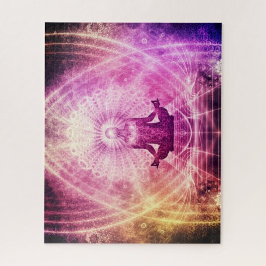 Meditationsgesetz Attraction Chakra Puzzle (Vertikal)