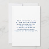 Meditationsgesteine in Canyon Einladung (Rückseite)