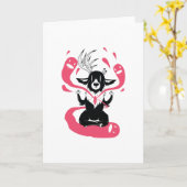 Meditationsirsch Karte (Gelbe Blume)