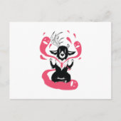 Meditationsirsch Postkarte (Vorderseite)