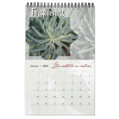 Meditationskalender Garten: Stern & Wort Kalender (Jan 2026)