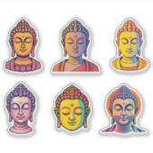 Meditationskalender Gautama Buddha Aufkleber (Vorderseite)