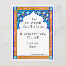 Meditationskarte, um den Geist zu nähren Postkarte