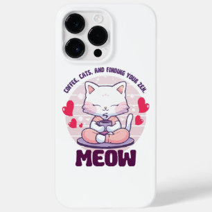 Meditationskatze - Kawaii-Katze Case-Mate iPhone 14 Pro Max Hülle