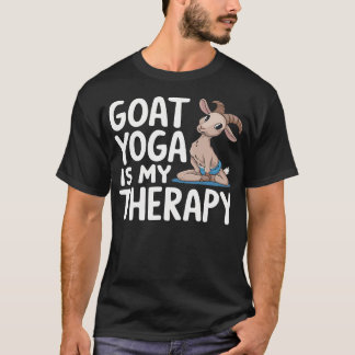 Meditationsklasse Tierliebhaber Lustige Ziege T-Shirt