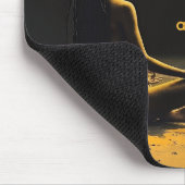 Meditationskunst und inspirierender Spruch Mousepad (Ecke)