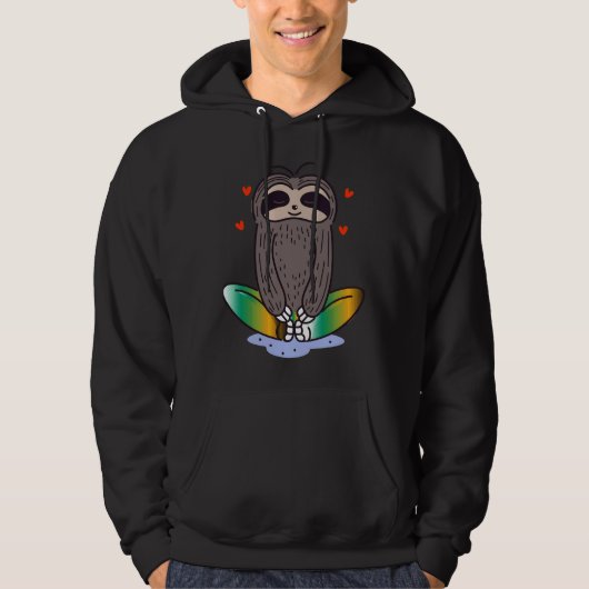 Meditationslatte Hoodie (Vorderseite)