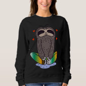 Meditationslatte Sweatshirt (Vorderseite)