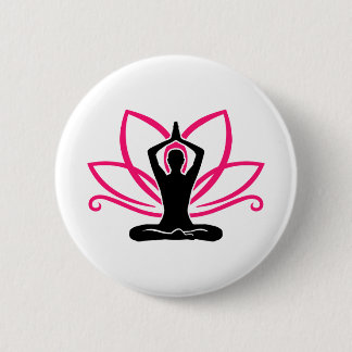 Meditationslotos Button