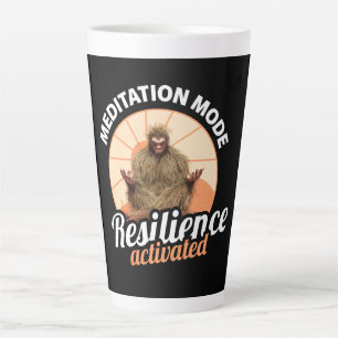 Meditationsmodus Bigfoot Belastbarkeit aktiviert Milchtasse