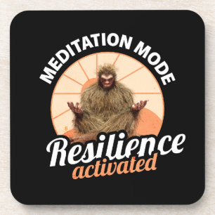Meditationsmodus: Resilienz aktiviert Bigfoot Getränkeuntersetzer