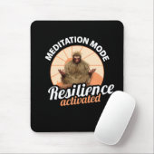 Meditationsmodus: Resilienz aktiviert Bigfoot Mousepad (Mit Mouse)
