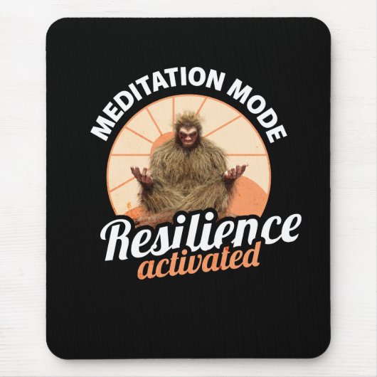 Meditationsmodus: Resilienz aktiviert Bigfoot Mousepad (Vorne)
