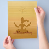 Meditationsort Flyer (Hand)
