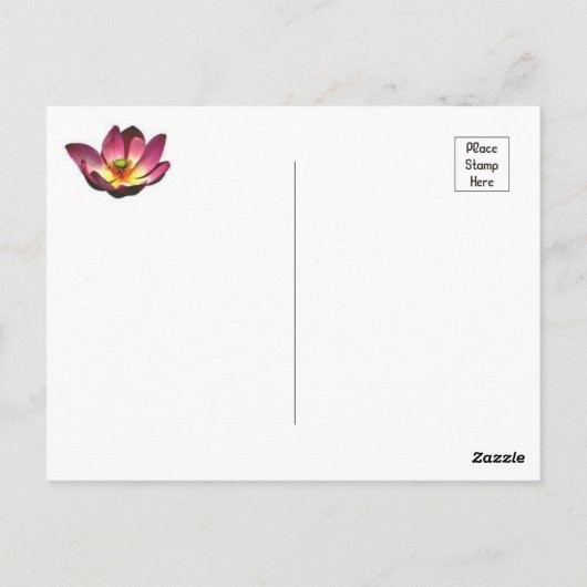 Meditationsschale, Gesangsschale, Zen-Meditationss Postkarte (Rückseite)