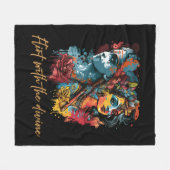 Meditationsstimmung, Lightworker Design Fleecedecke (Vorderseite (Horizontal))