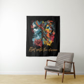 Meditationsstimmung, Lightworker-Design Wandteppich (Beispiel)
