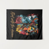 Meditationsstimmung, Lightworker-Design Wandteppich (Vorderseite (Horizontal))