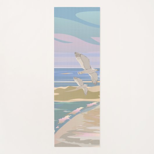 Meditationsstrand Yogamatte (Vorderseite)