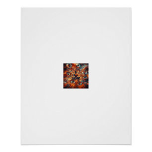 Meditationsvision Viele Augen platzen Poster