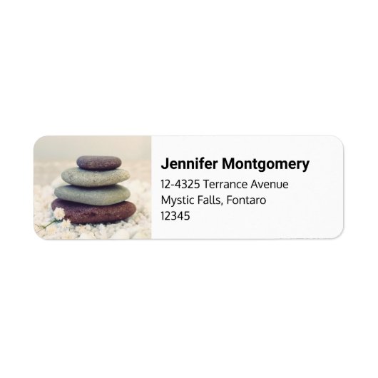 Meditative Cairn-Adresse für gestapelte Stones (Vorne)