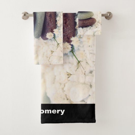 Meditative Cairn für Gesteinsteine Badhandtuch Set (Insitu)