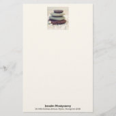 Meditative Cairn für Gesteinsteine Briefpapier (Vorderseite)