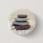 Meditative Cairn für Gesteinsteine Button (Vorderseite)